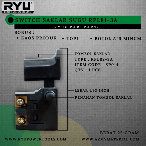 SPAREPART SWITCH PASAH KAYU SAKLAR PLANNER SKAKEL MESIN SKAP MURAH BAGUS