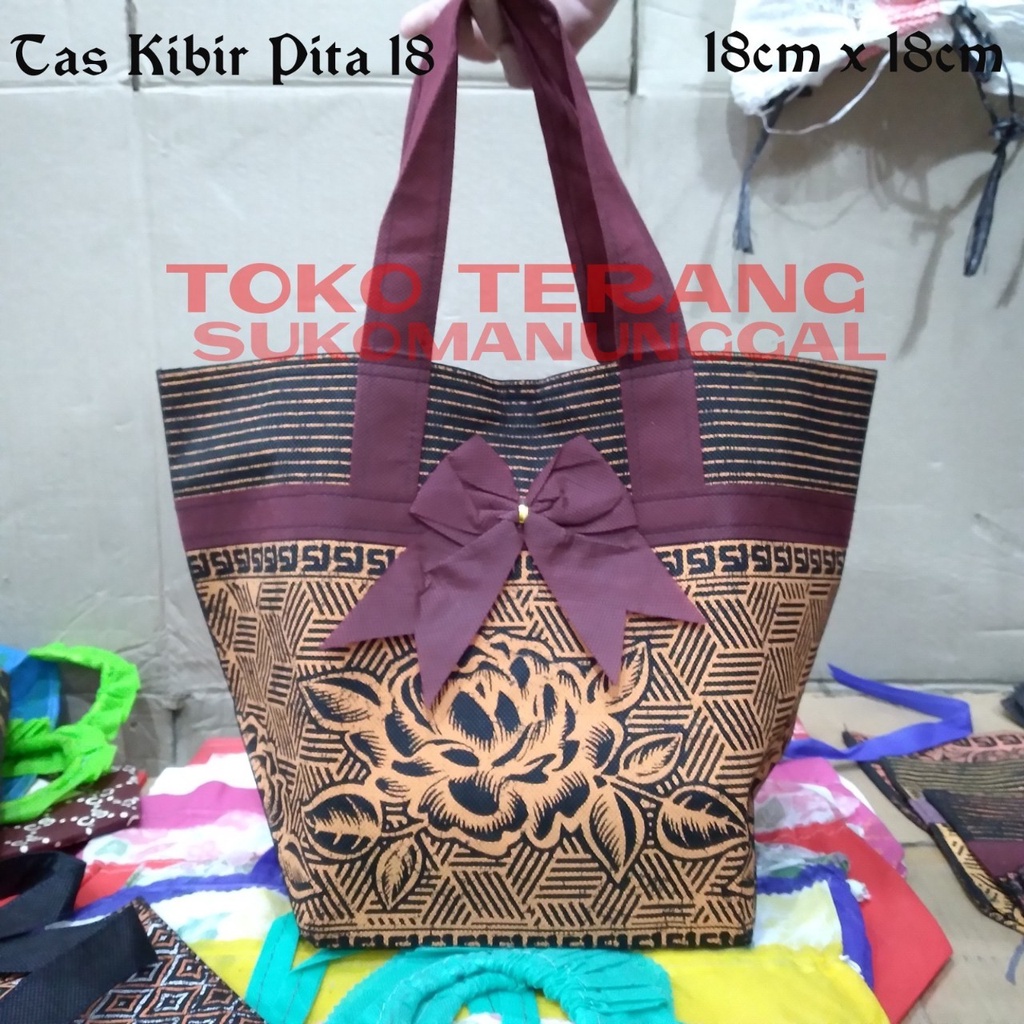 

tas hajatan spunbond kibir pita tebal 18 lusinan SMJ