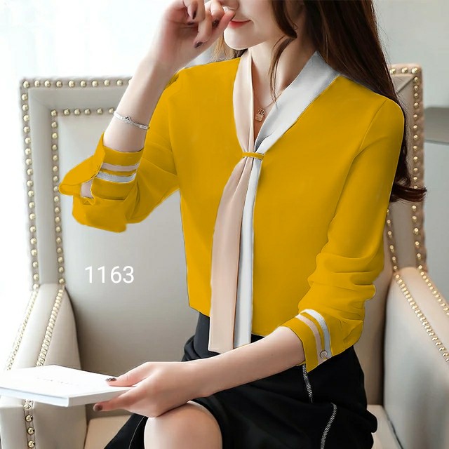 BLUS | BLOUSE WANITA 1163 ATASAN FASHION WANITA KOMBINASI