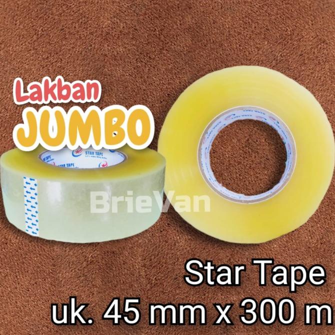 

(BISA COD) Lakban JUMBO Startape uk. 45mm x 300meter -GRAB/GOJEK TERBAIK Kode 364