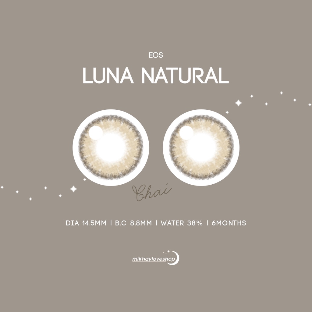 MIKHAYLOVESHOP Softlens Luna Natural Chai | EOS