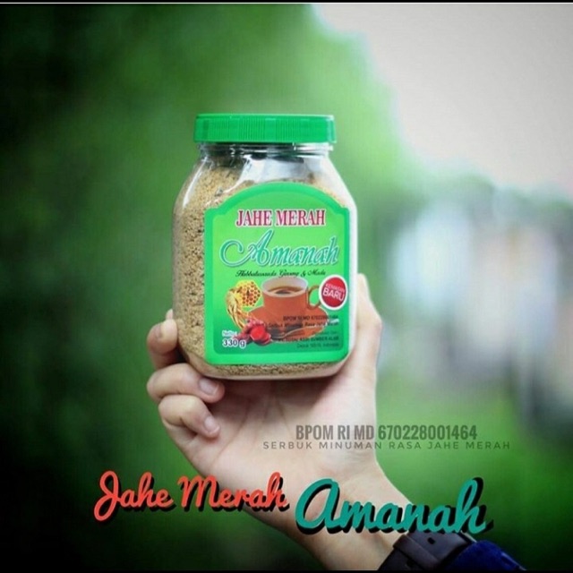 

Jahe merah amanah