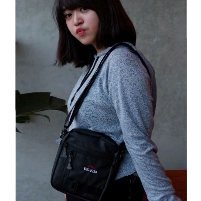 Tas selempang anti air  slingbag elvis original - fazzin