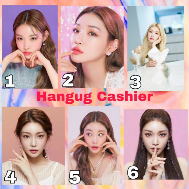 

CHUNGHA poster A4/A3+ bahan Art Karton glossy (bisa req foto lain)