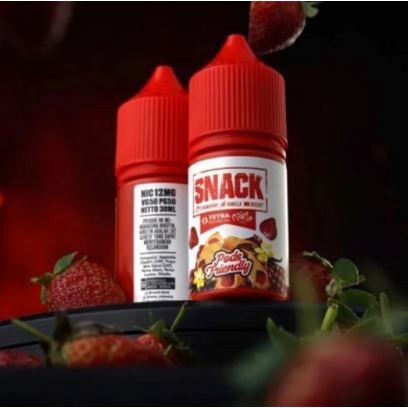 TETRA X VAPEON SNACK V1 STRAWBERRY VANILLA BISCUIT PODS SALT 30ML