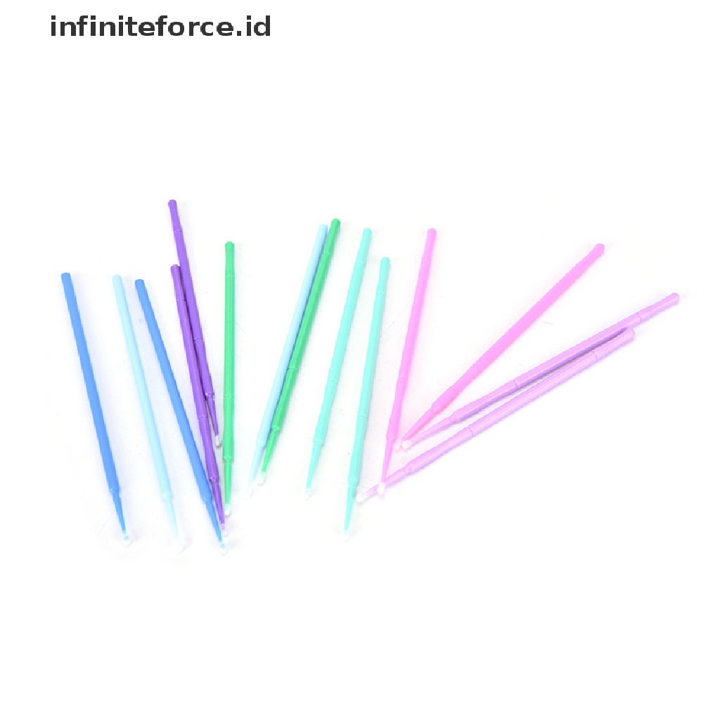 (infiniteforce.id) 100pcs Brush Aplikator Maskara Sekali Pakai