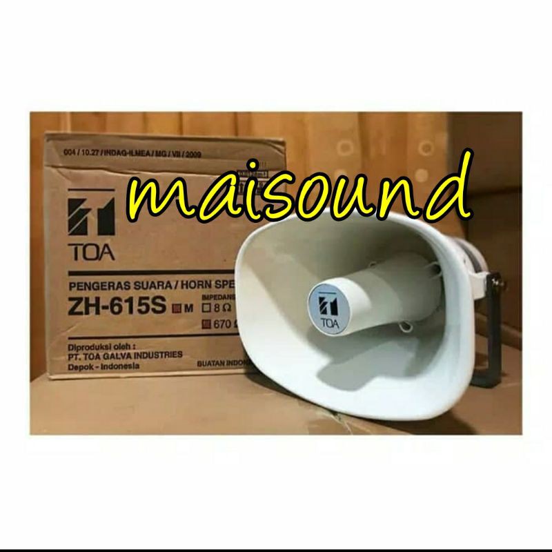 CORONG HORN SPEAKER TOA ZH 615 SM TOA ZH 615SM TOA ZH615 SM ORIGINAL