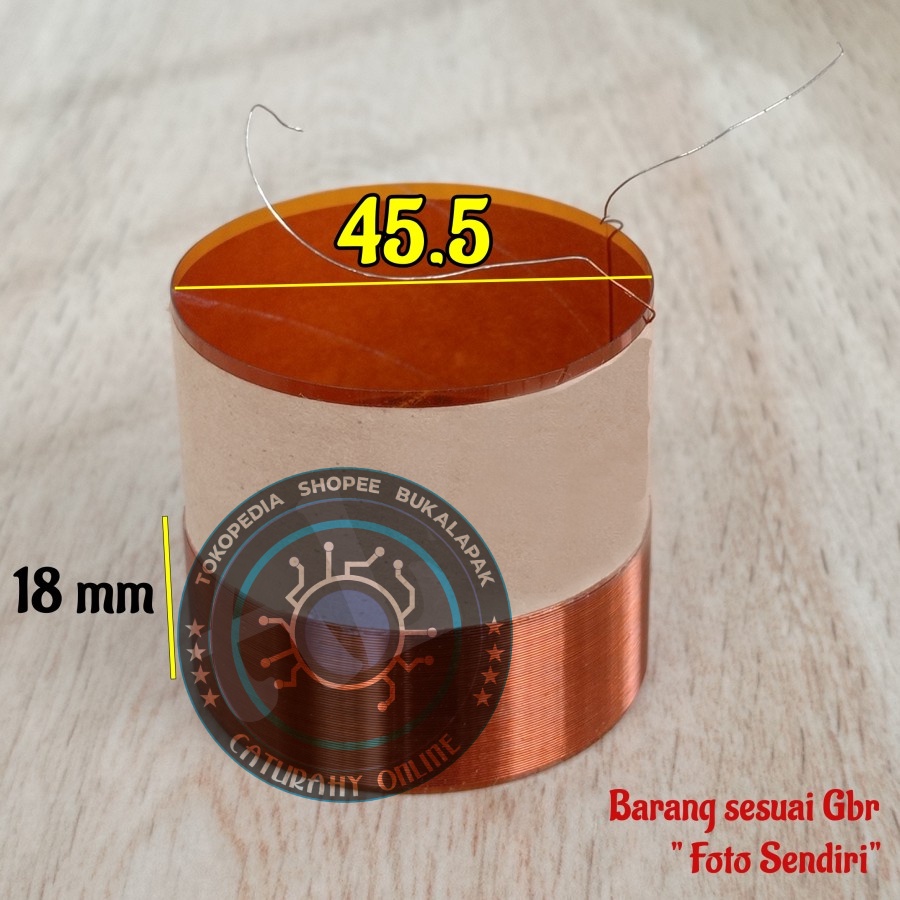 Spul speaker diameter 45.5 spool spiker 12 Inc acr 1240