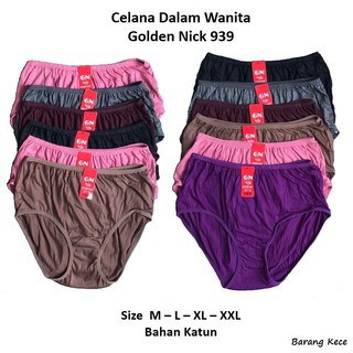 Celana Dalam  CD Cawet Wanita Dewasa GOLDEN NICK 939 Sexy Lembut Nyaman Murah SIZE M L XL XXL