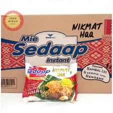 

NOODLES/MIE INSTANT SEDAP GORENG RASA SALERO PADANG KEMASAN DUS ISI 40 PCS