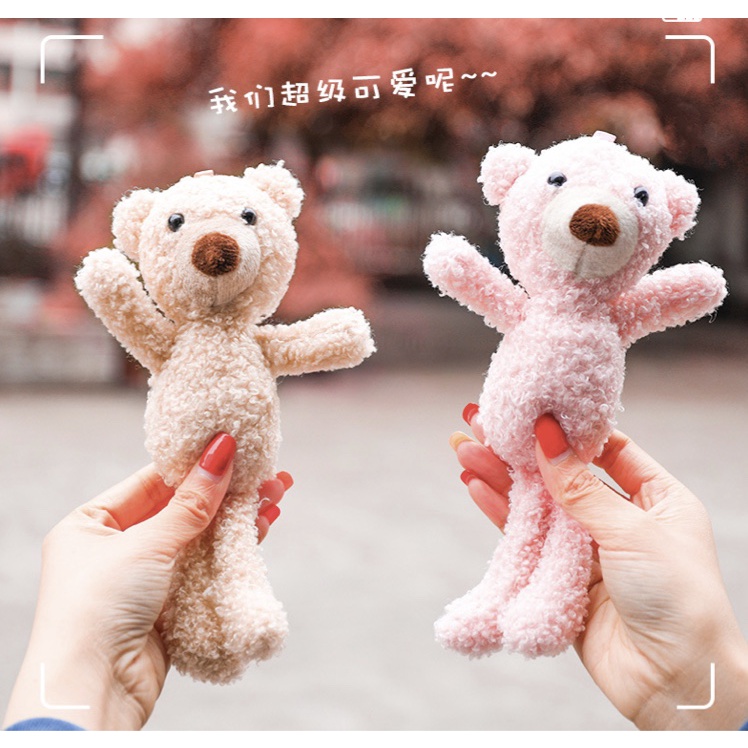 TEDDY BEAR BONEKA MAINAN ANAK  GANTUNGAN TAS KUNCI