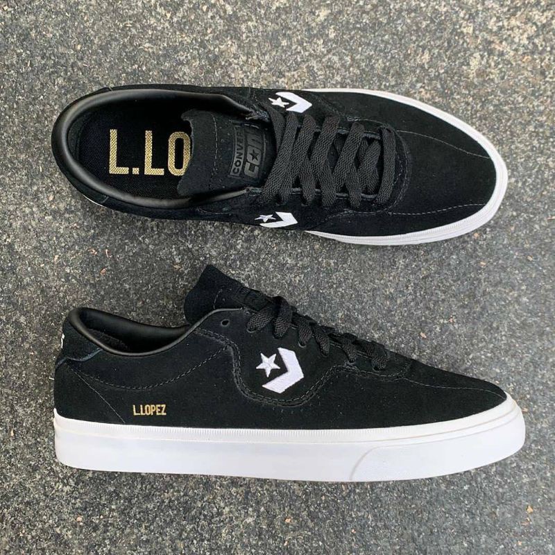 NEW ARRIVAL CONVERSE LOUIE LOPEZ PRO BLACK WHITE