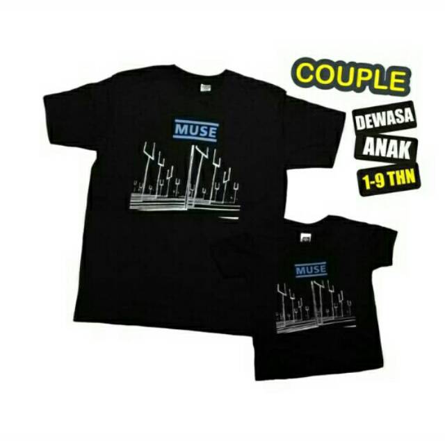 Kaos Musik Band Couple Art 2