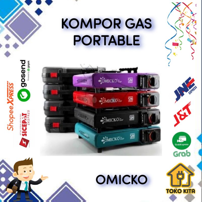 KOMPOR GAS PORTABLE OMICKO