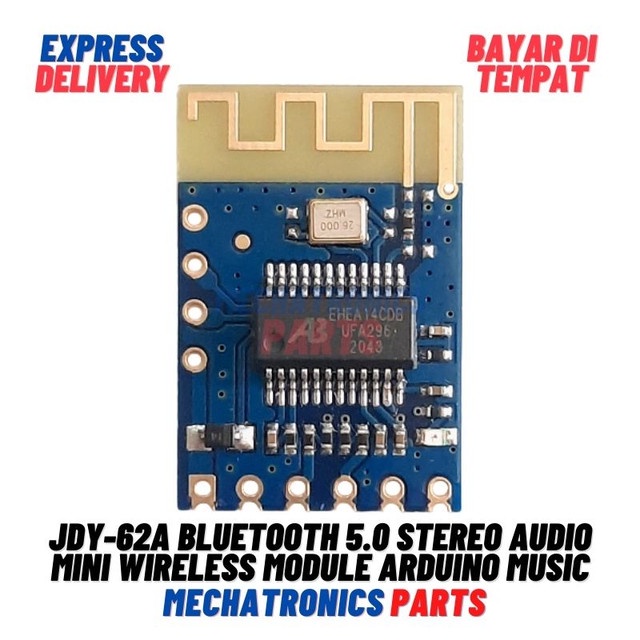 [5703] JDY-62A Bluetooth 5.0 Stereo Audio Mini Wireless Module Arduino Music