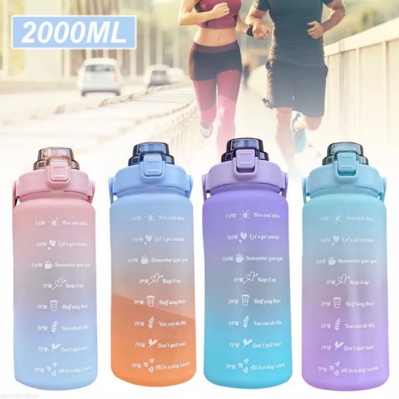 Botol air minum gradasi 2 liter