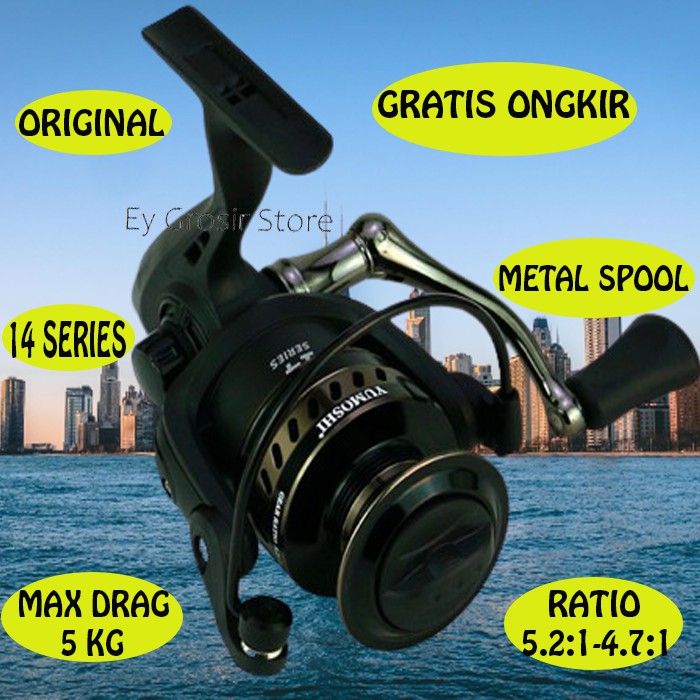 REEL PANCING RELL REL RIL RILL REAL PANCING KATROL KEREKAN PANCING FISHING REEL MURAH SPOOL METAL