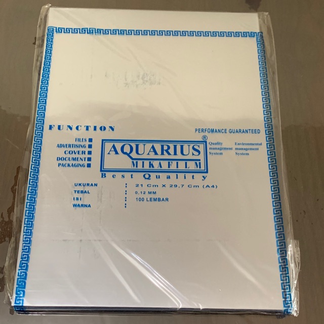 

Plastik mika jilid tebal 0.12 mm A4