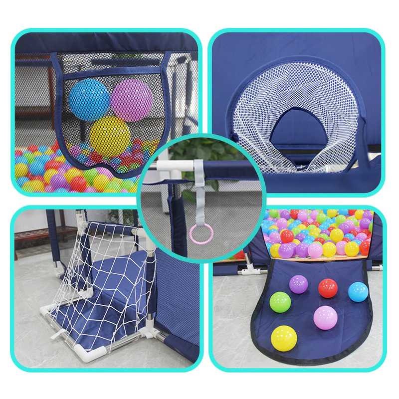 Kolam Mandi Bola Mainan Anak Ball Pool Model Hexagonal Stainless Tube
