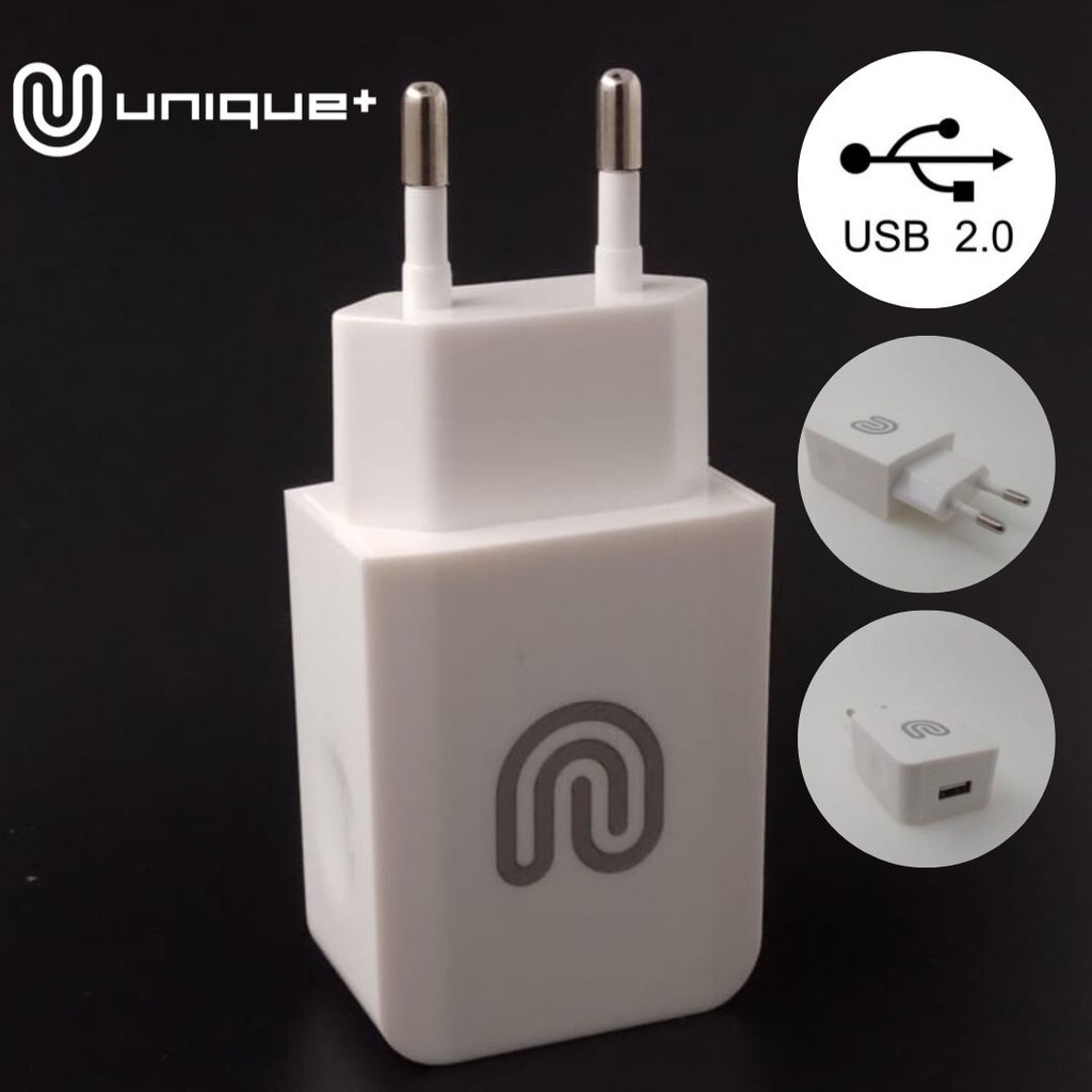 Charger USB 1-Port 2A Fast Charging for Handphone C1 White