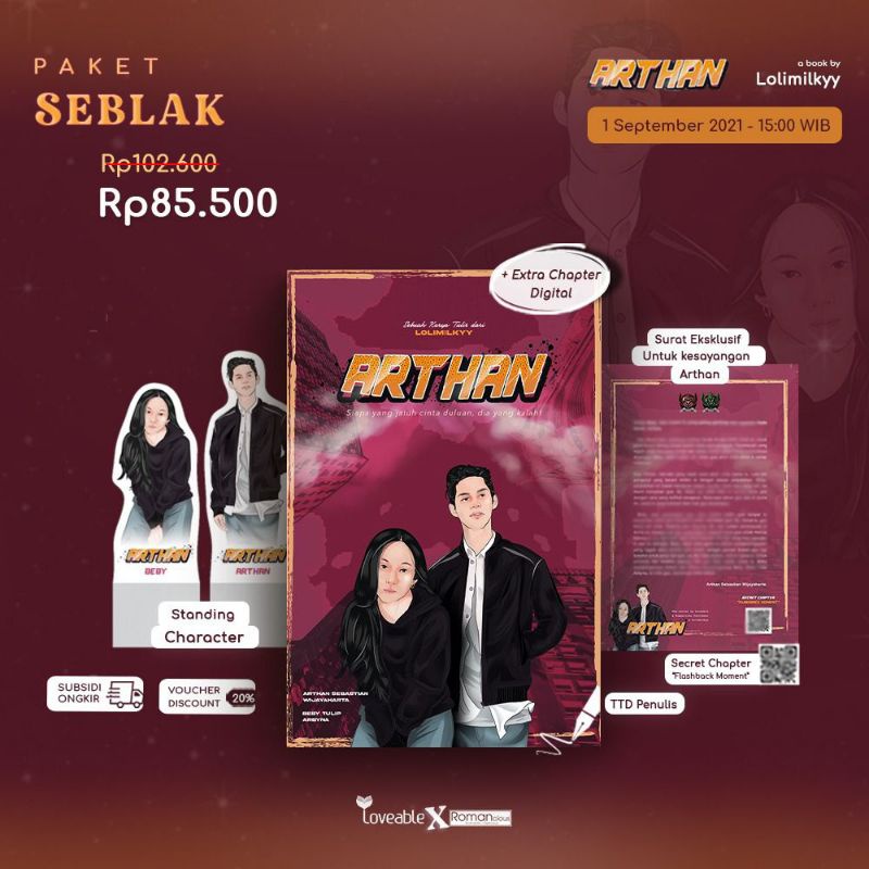 Novel Arthan - Lolimilkyy (Paket Seblak)