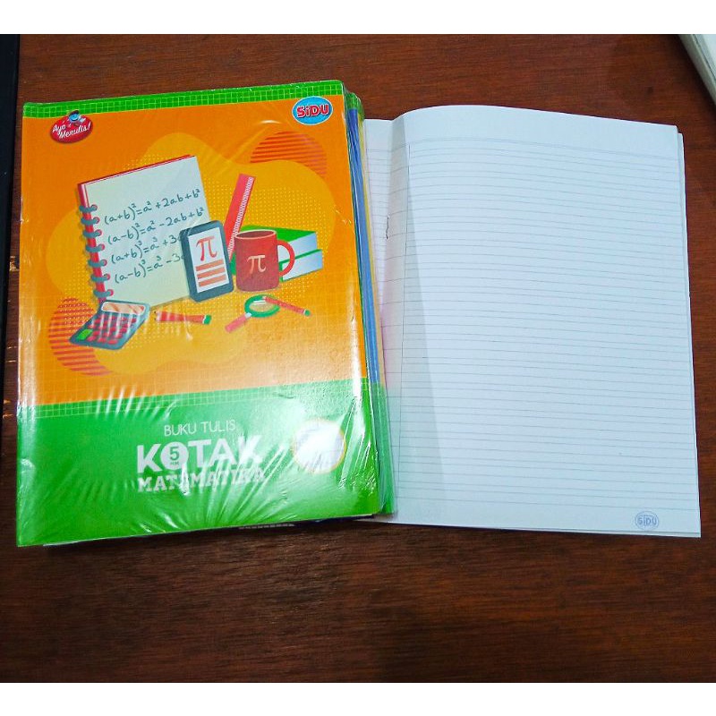 

buku tulis sidu halus dan kotak