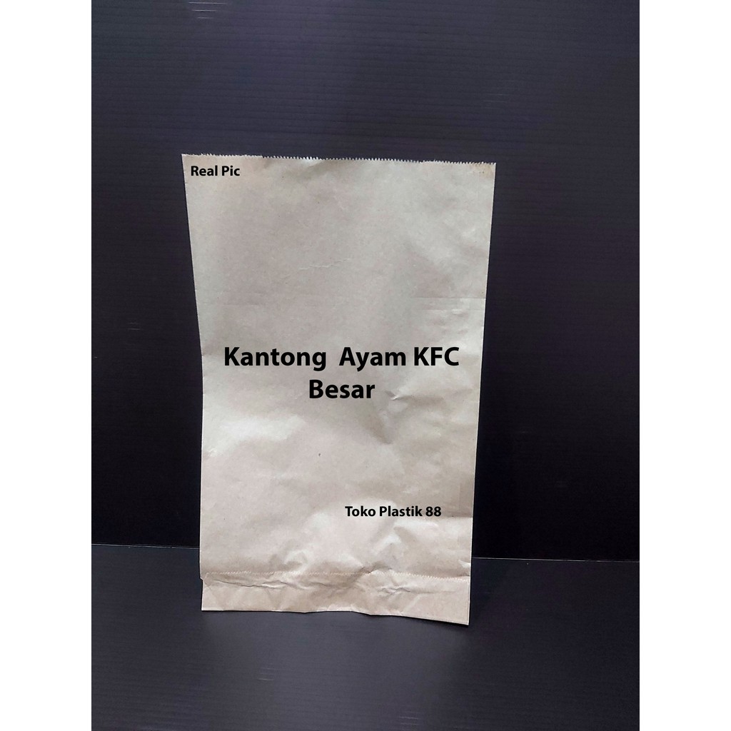 

Paperbag Tanpa Tali | Kantong Kertas Bakpau/Roti/Burger/KFC 32x19