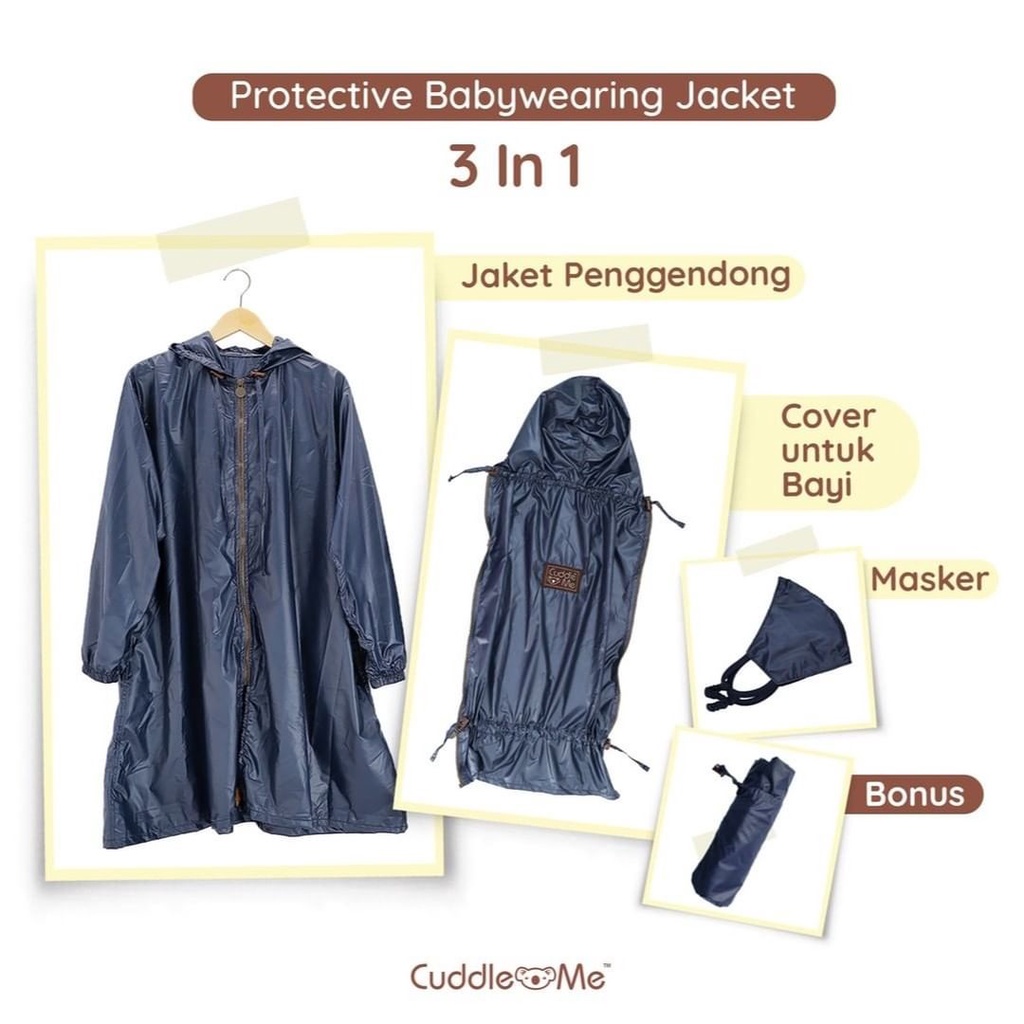 CuddleMe Protective Babywearing Jacket (APD) - Jaket Multifungsi