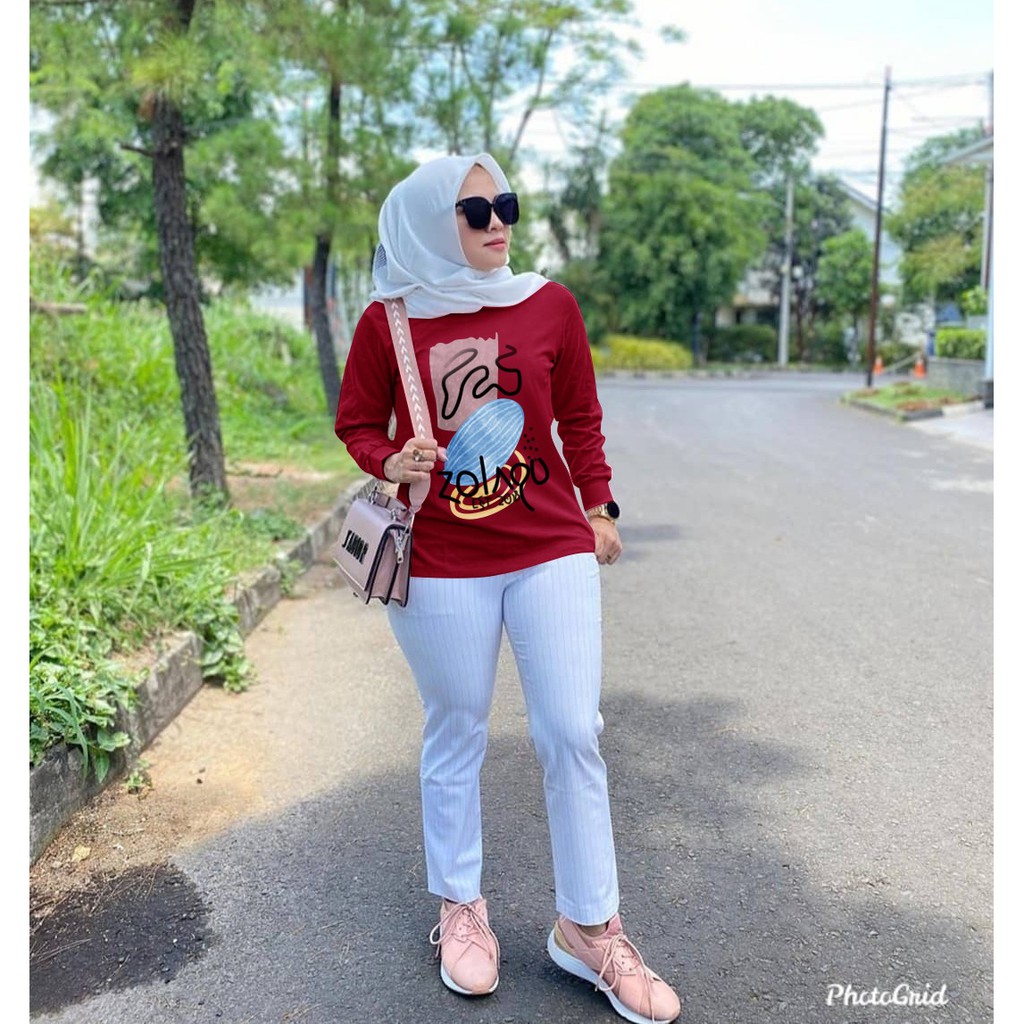 BISA COD✔️ BLOUSE DESSY ZOLAQU ZLQ BIG SIZE / ATASAN LENGAN PANJANG WANITA / BAJU WANITA SIZE L-XL-XXL