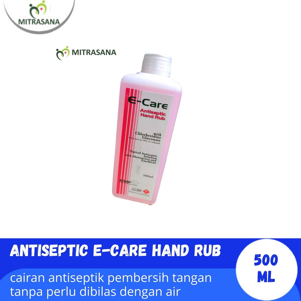 Antiseptic E-Care hand rub 500ml