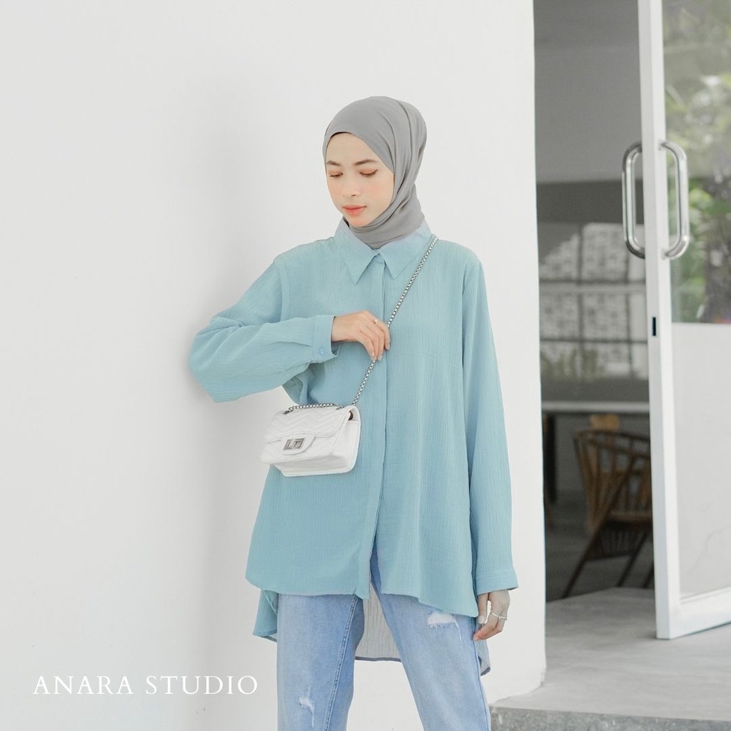 ANARA Allana Shirt | Kemeja Wanita Lengan Panjang