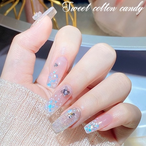 MSY  PAINTING Marshmallow Sequin Glue Nail Polish Gel/Gel Nail Polish UV LED Nail Art / Kutek /  Gel polish/ Kutek Gel UV LED Nail