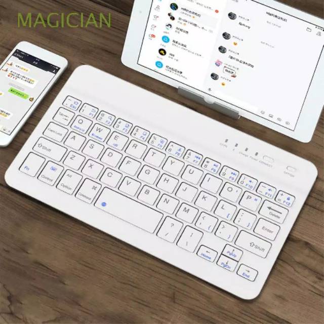 MPro Keyboard Wireless Bluetooth Slim Portable 10 inch 8 in iPad / iOS / Android / Windows