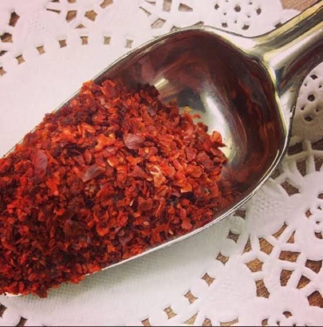 

Pul Biber cabe kering TURKI chili flakes Turkish Chili bumbu Turki kirmizi pul biber aleppo pepper