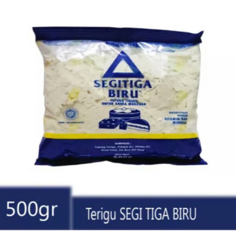 

Tepung Terigu Segitiga Biru 500 gr