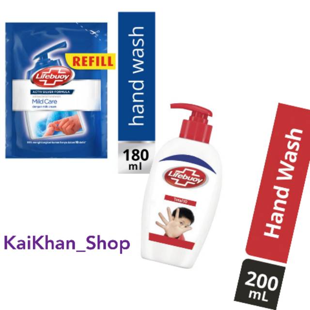 LIFEBUOY Handwash - 180ml dan 200ml