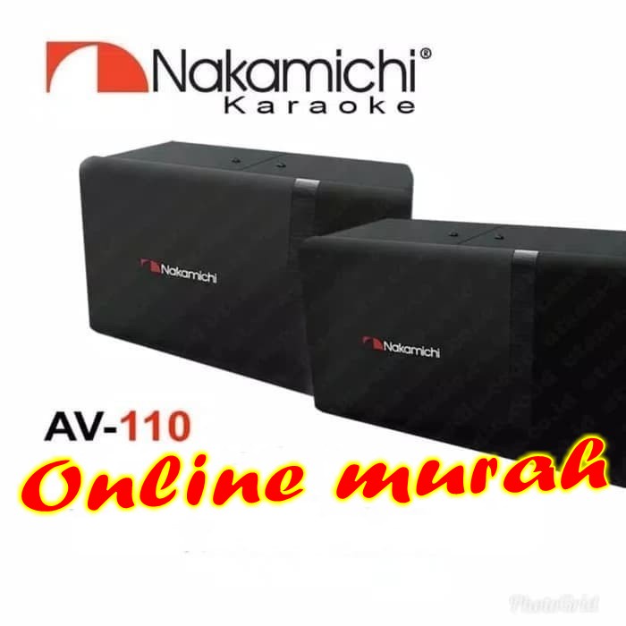 speaker karaoke nakamichi av110 nakamichi av 110 10 inch 2 bh original