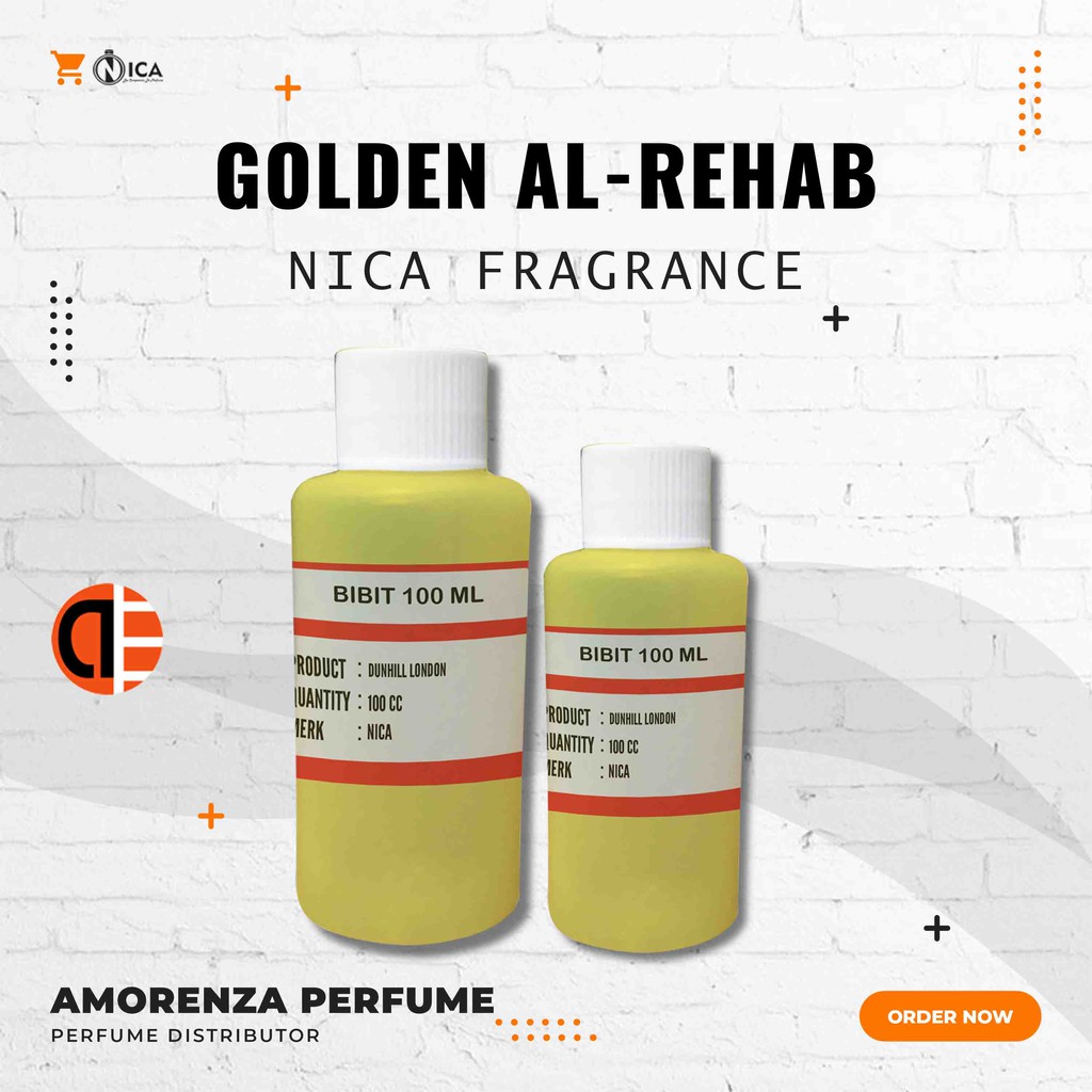 Bibit Parfum Murni G0LDEN AL-REHAB - GOLDEN Nica Fragrance 100ml