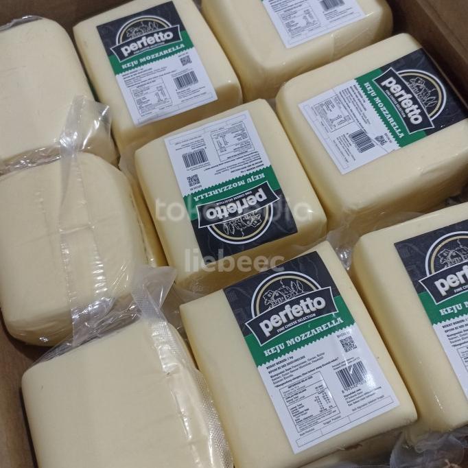 

(BISA COD) keju mozzarella perfetto 1kg / mozarella cheese perfetto 1kg TERBAIK Kode 1156