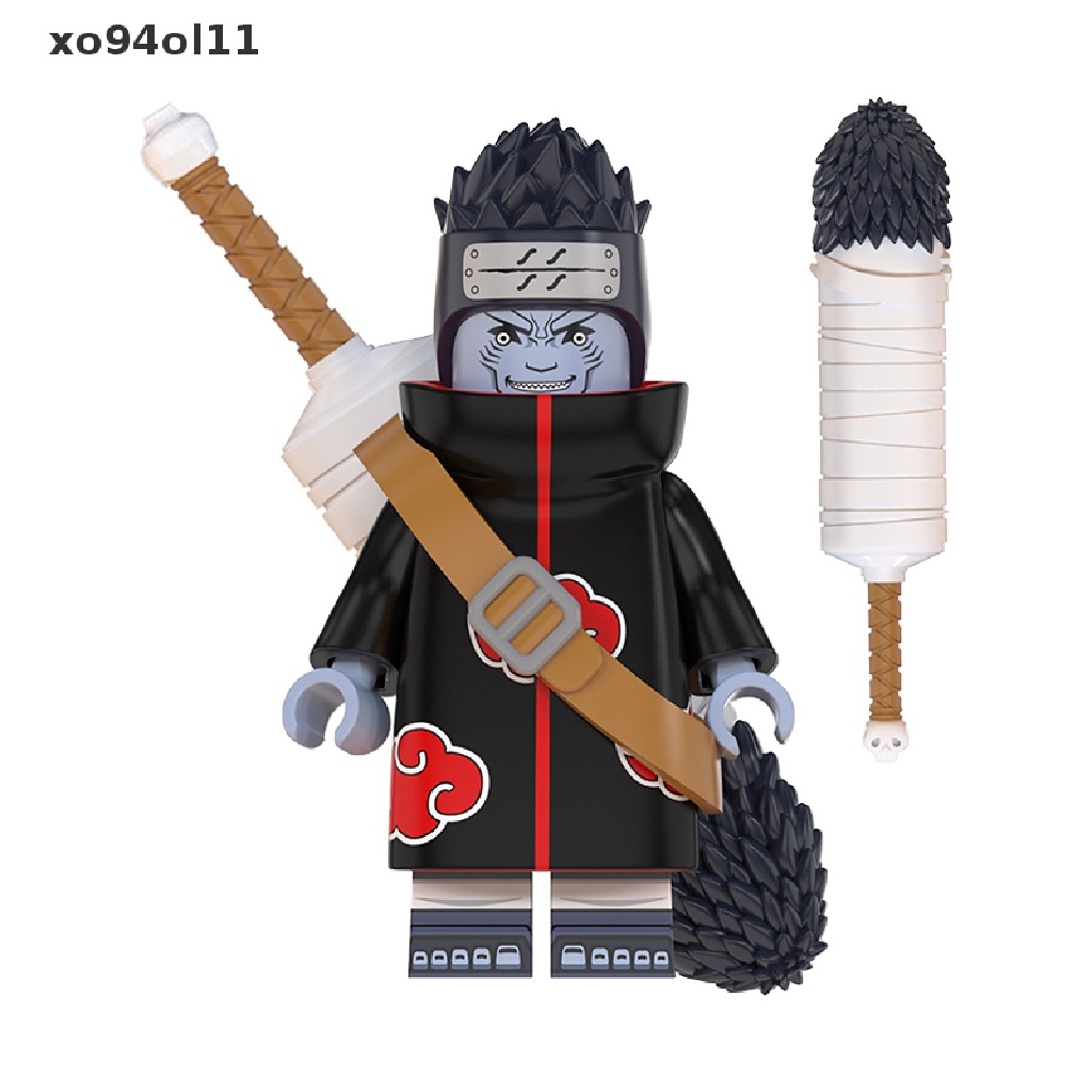 Xo 8pcs Mainan Balok Bangunsusun Model Lego Minifigures Naruto Comic Untuk Anak