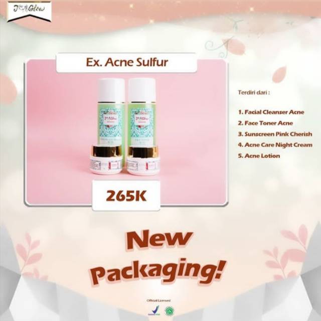 JGLOW/jglow paket ex.acne
