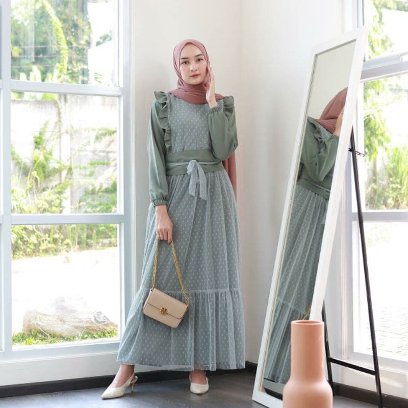 BAJU GAMIS WANITA CANTIK PEREMPUAN CEWEK REMAJA DEWASA SYARI SYAR'I ASDF PESTA POLOS SIMPLE KONDANGAN MUSLIMAH MOSCREPE PREMIUM JUMBO BUSUI TERMURAH MURAH TERLARIS ELEGAN MEWAH IMPORT TERBARU KEKINIAN 2021 2022 REMAJA WANITA KEKINIAN-1
