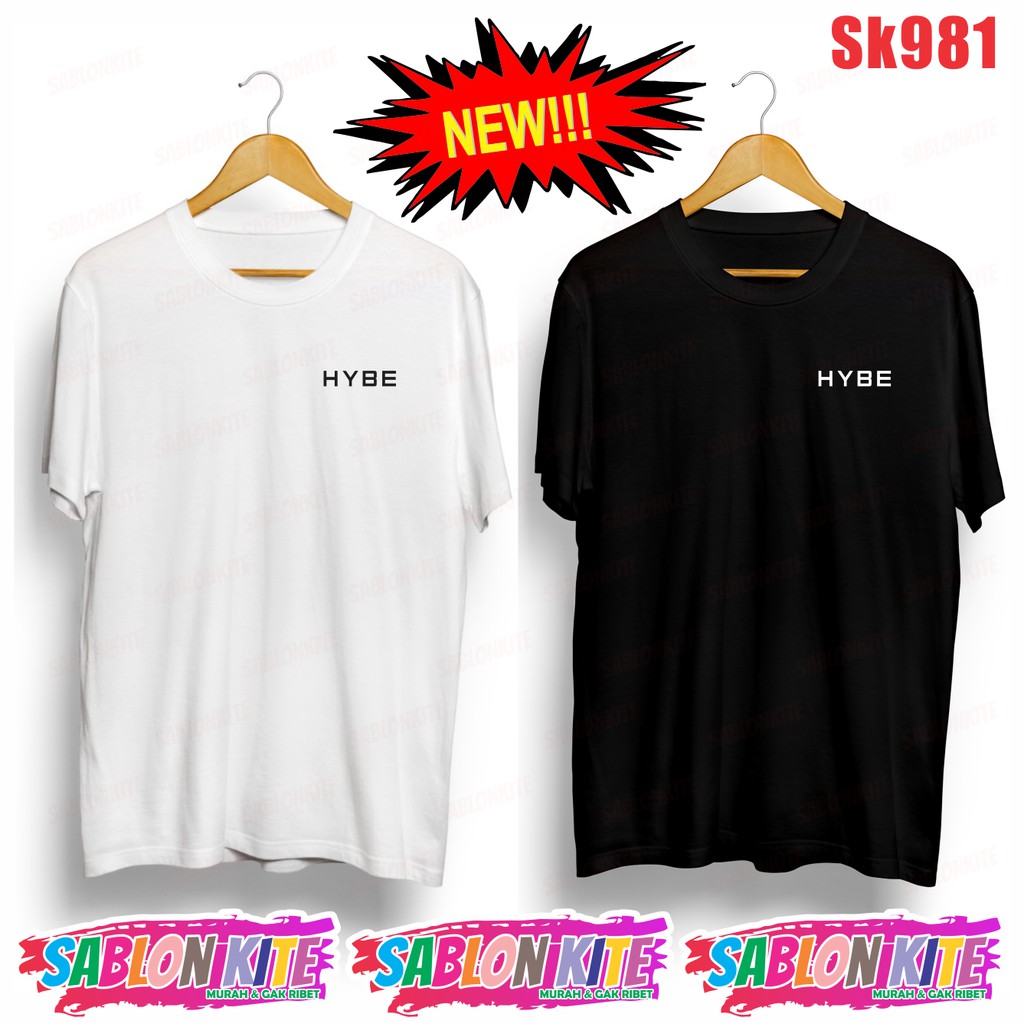 MURAH!!! KAOS KPOP JUNGKOOK HYBE SK981 UNISEX COMBED 30S