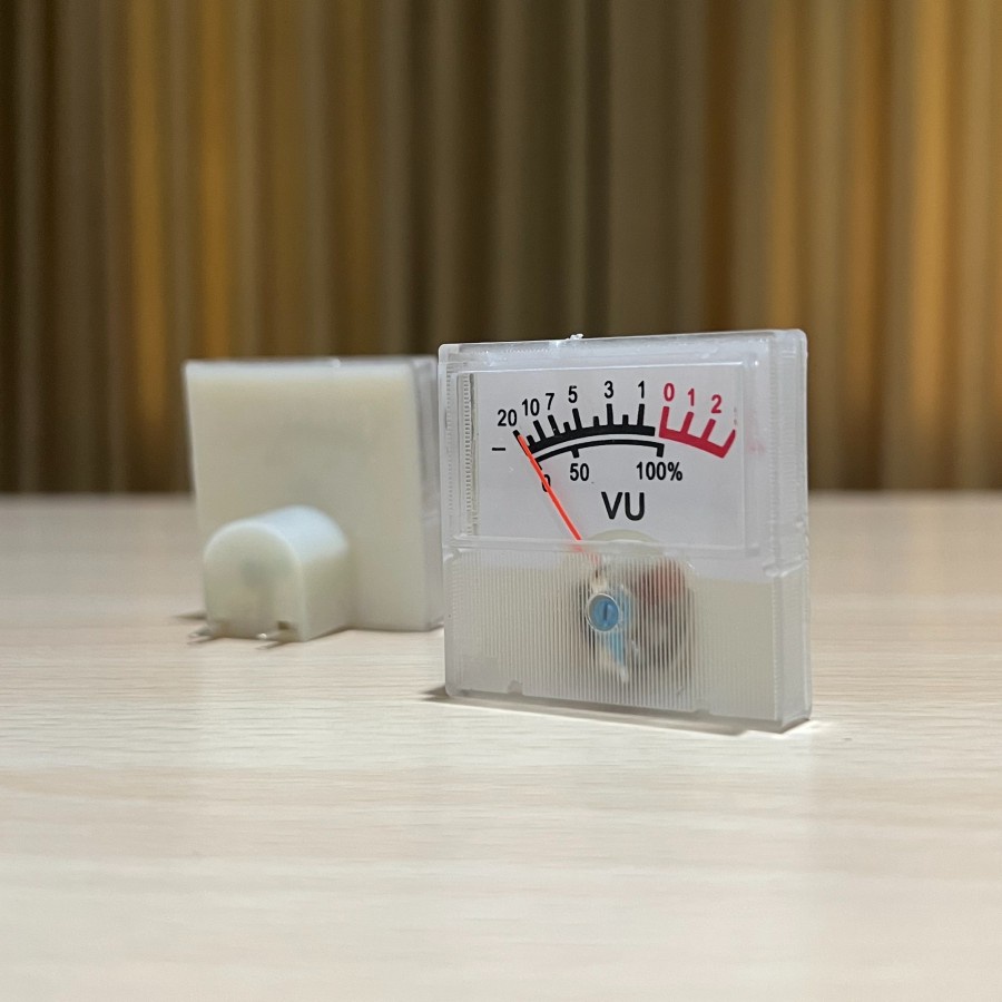 VU METER ANALOG DC KECIL 4x4 4 x 4 CM