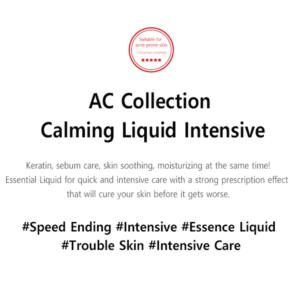 (BPOM) COSRX AC Collection Calming Liquid Intensive 125ml / AC Collection Calming Liquid Mild