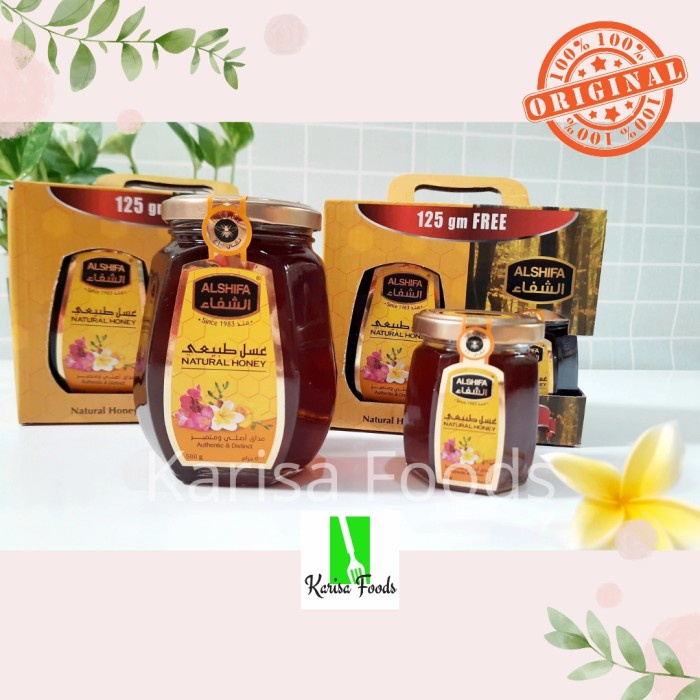 

madu- madu al shifa promo bundling 500gr + 125gr (dus sesuai gambar) -madu.