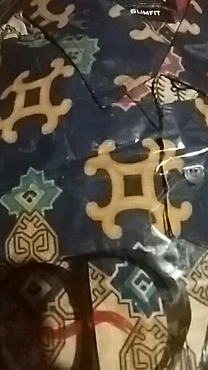 Odza Kemeja Batik Slim Fit Short Sleeves