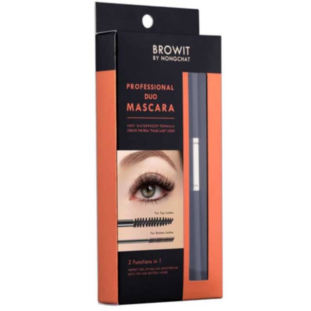 (READY) BROWIT BY NONGCHAT PROFESSIONAL DUO MASCARA ORIGINAL THAILAND