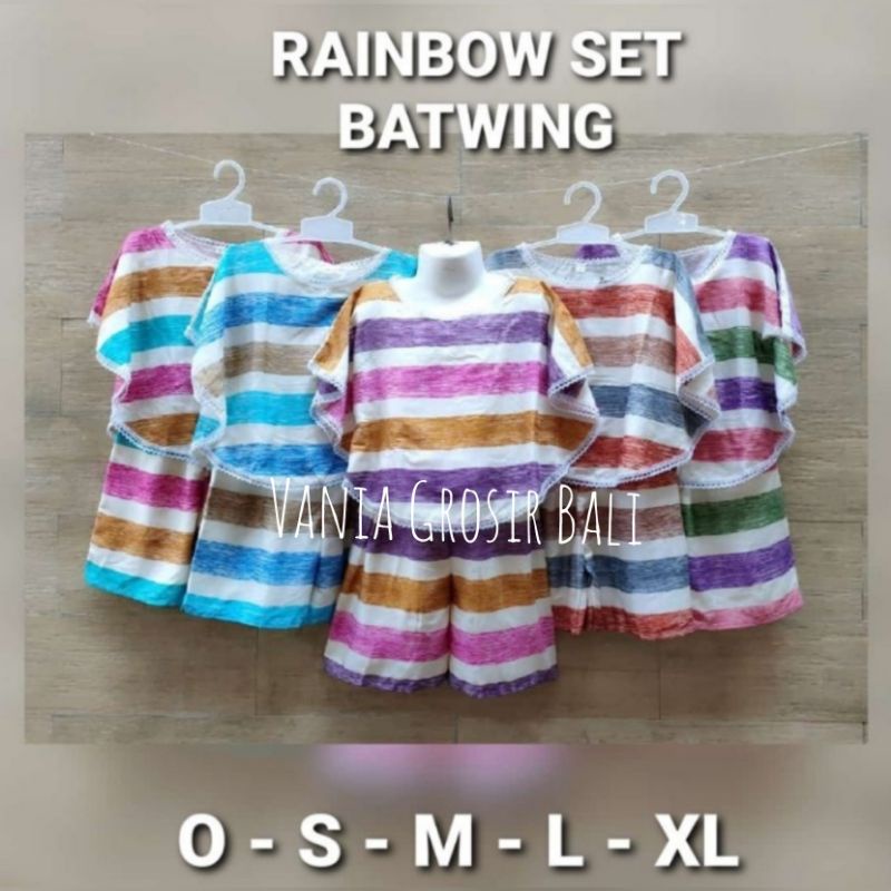 [PUSAT KULAKAN] SETELAN SAYAP LOWO RENDA BAJU BALI ANAK MOTIF LOLIPOP
