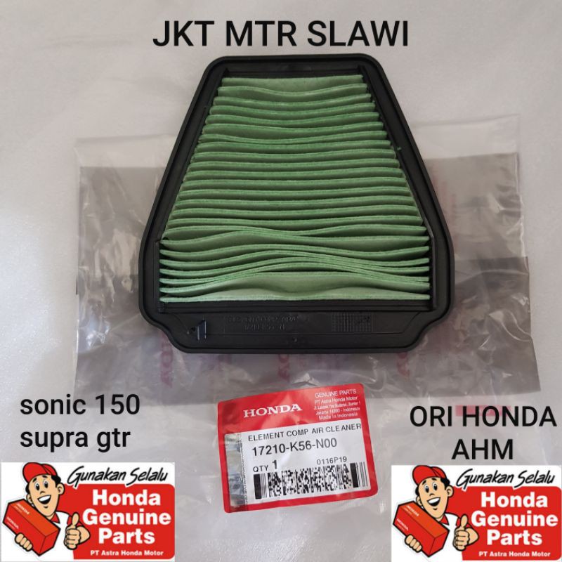 17210-K56-N00 filter udara sonic supra gtr ori honda ahm asli honda